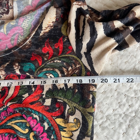 Amma Mini Dress, Tunic, XL Colorful Long Sleeve Gypsy Flowy Bohemian Lig… - Picture 6 of 8